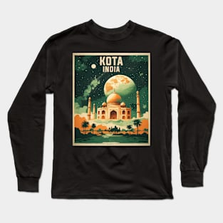 Kota India Starry Night Vintage Tourism Travel Long Sleeve T-Shirt